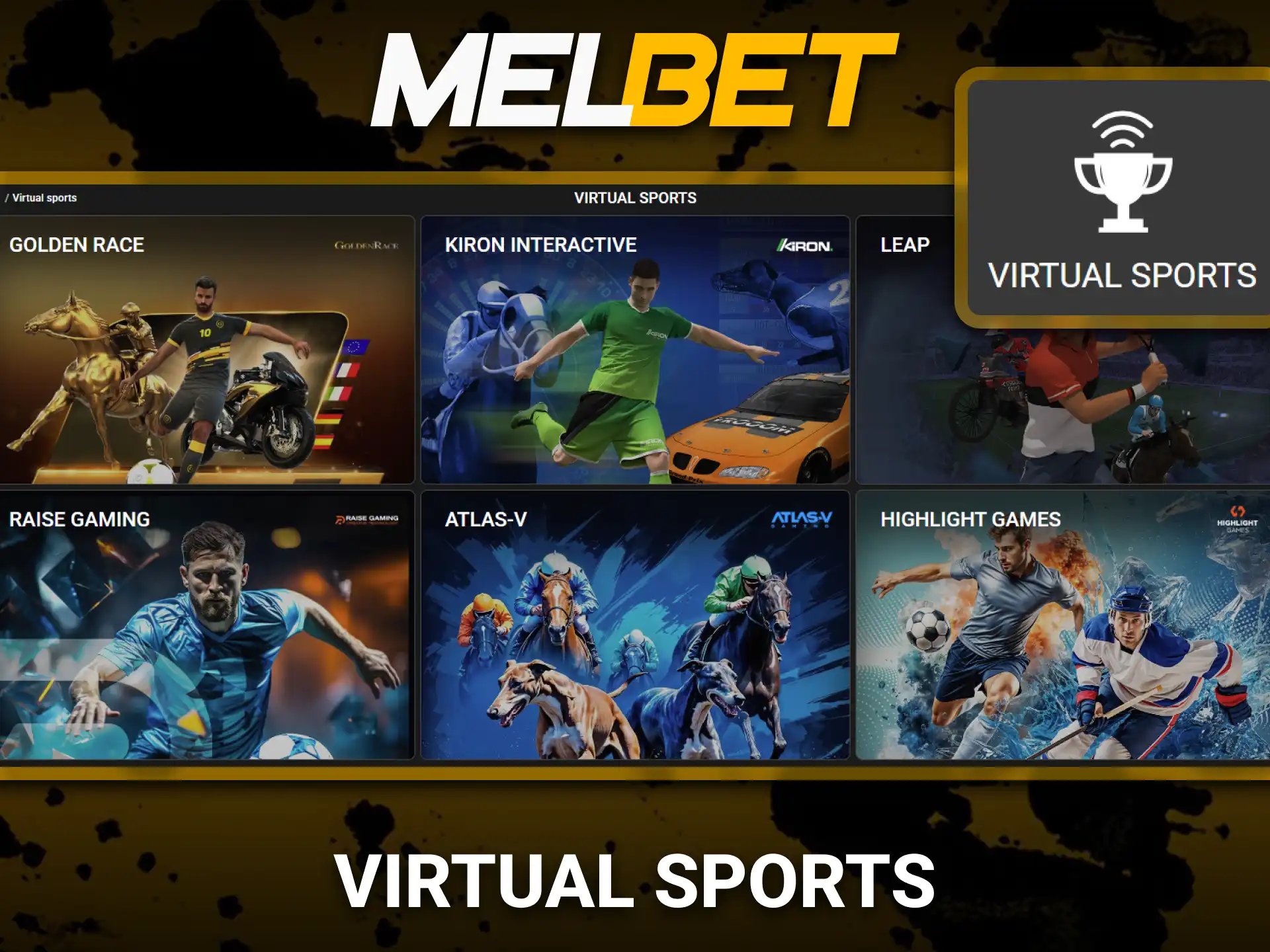 Explore virtual sports events available for betting on Melbet.